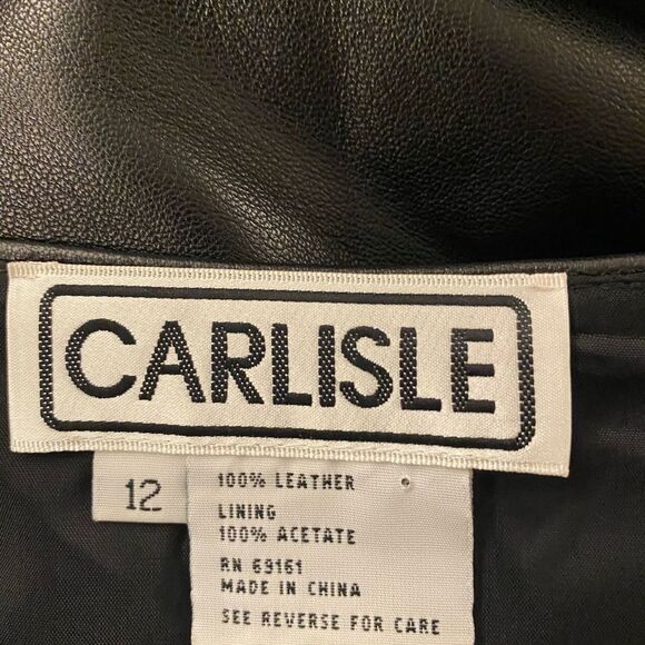 Carlisle 100% leather skirt, size 12 - Picture 8 of 8